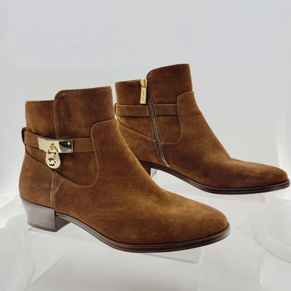 NWT Michael Kors Kieran Suede Bootie